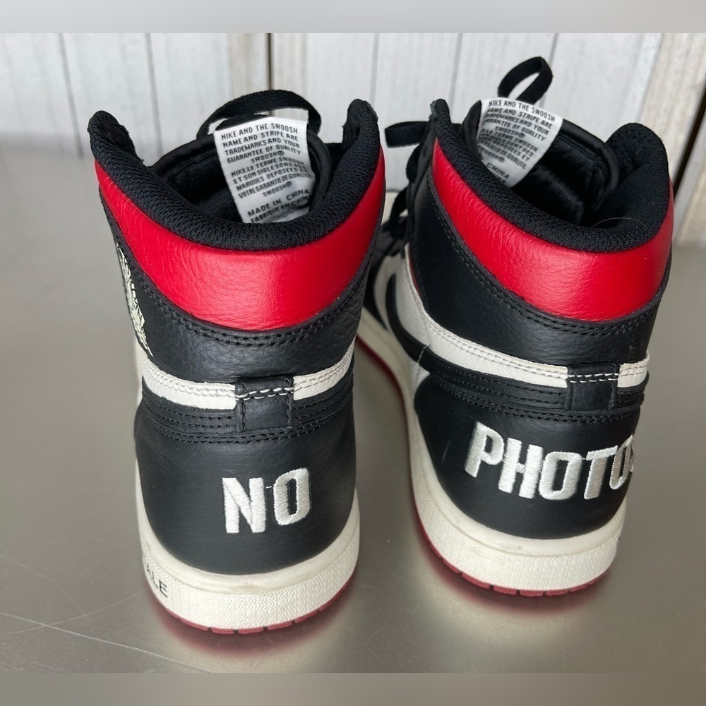 Air Jordan 1 Retro High OG NRG Not For Resale 2018 ‘No Photos’ Size 10 Nike - Picture 4 of 12
